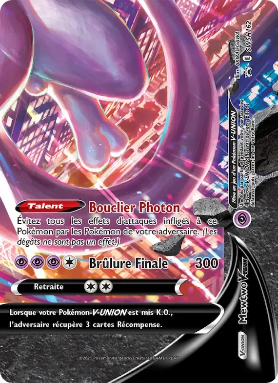 Mewtwo V-UNION SWSH162 – Promo SWSH