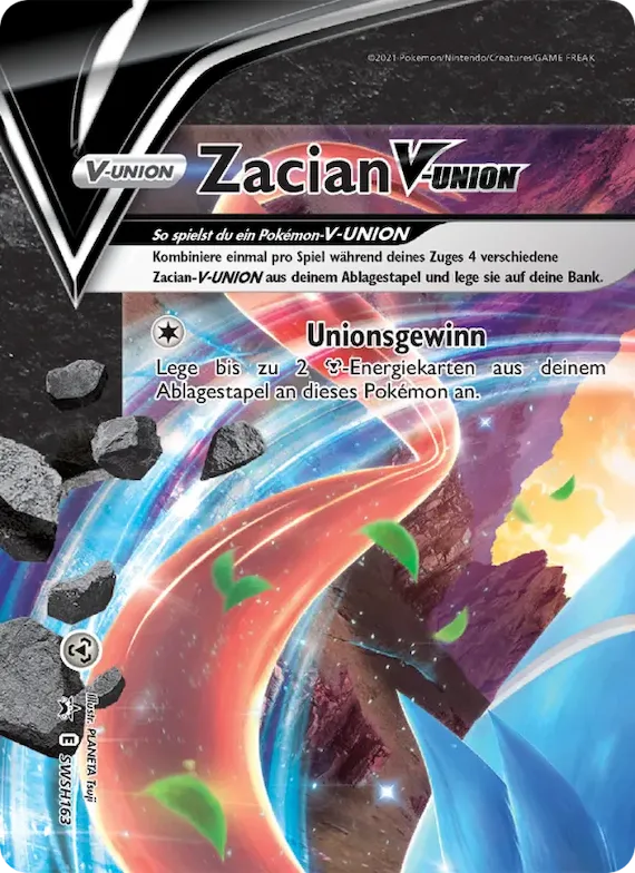 Zacian V-UNION SWSH163 – SCSC Promokarten