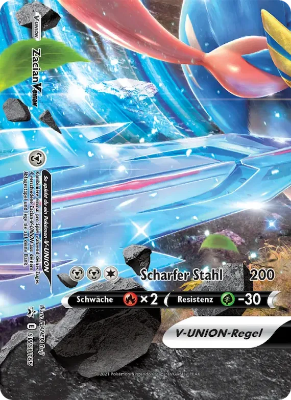 Zacian V-UNION SWSH165 – SCSC Promokarten