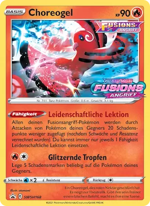 Choreogel Nr. SWSH168 – SCSC Promokarten