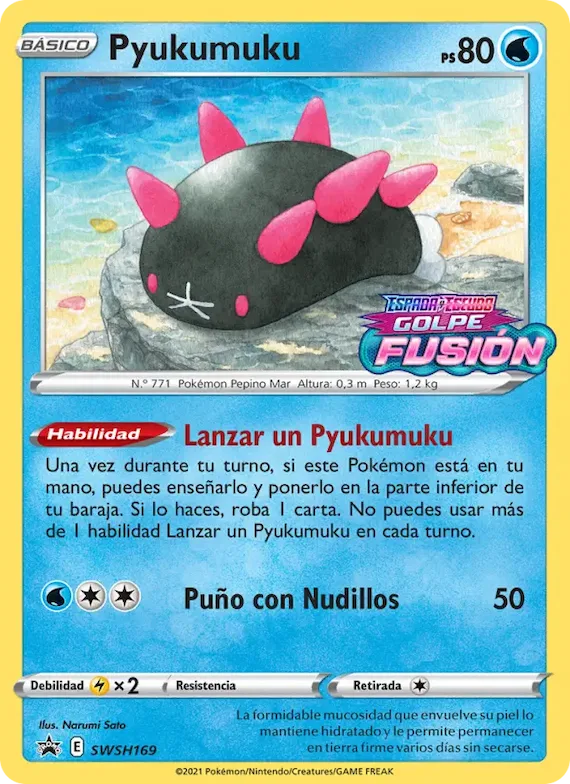 Pyukumuku SWSH169 – Cartas de promoción ESES