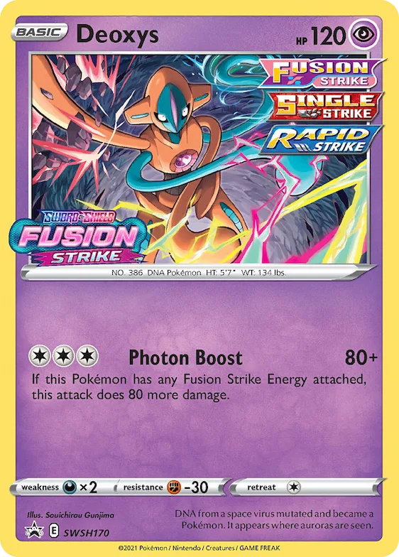 Deoxys #SWSH170 – Sword & Shield Promo Cards