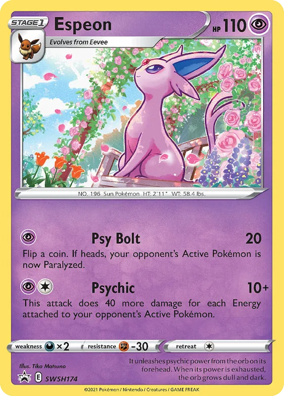 Espeon #SWSH174 – Sword & Shield Promo Cards