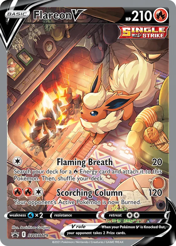 Flareon V #SWSH179 – Sword & Shield Promo Cards