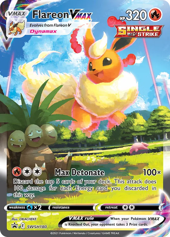 Flareon VMAX #SWSH180 – Sword & Shield Promo Cards