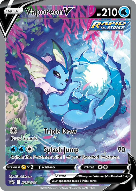 Vaporeon V #SWSH181 – Sword & Shield Promo Cards