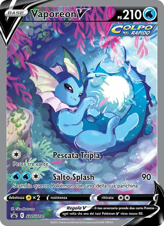 Vaporeon V SWSH181 – SPSC Promo