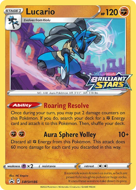 Lucario #SWSH186 – Sword & Shield Promo Cards