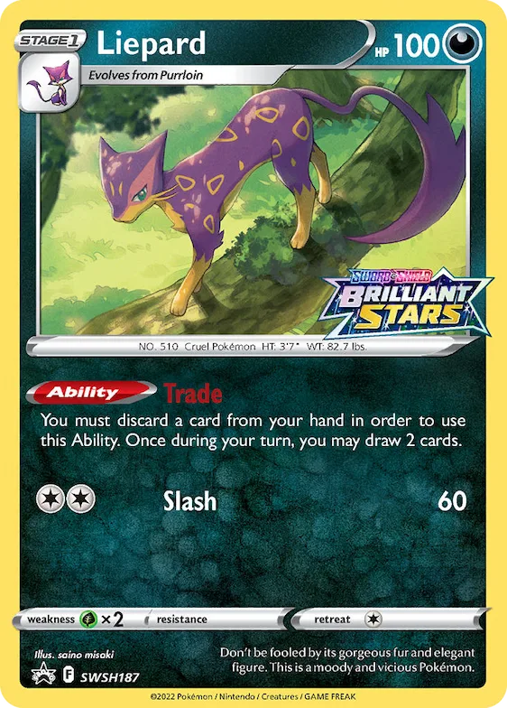 Liepard #SWSH187 – Sword & Shield Promo Cards