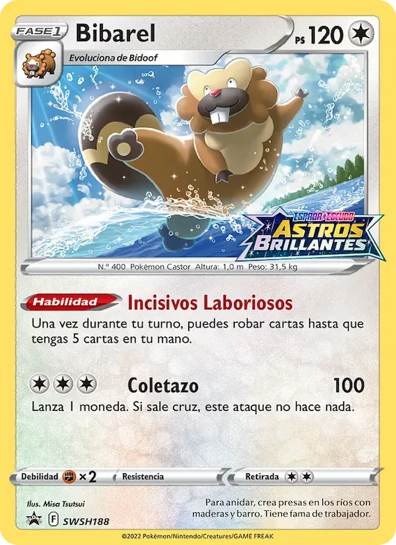 Bibarel SWSH188 – Cartas de promoción ESES