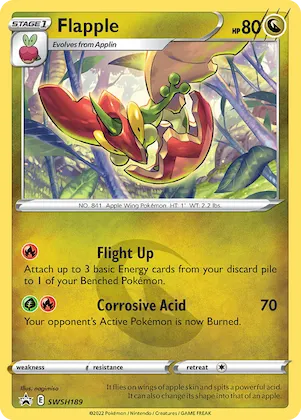 Flapple #SWSH189 – Sword & Shield Promo Cards