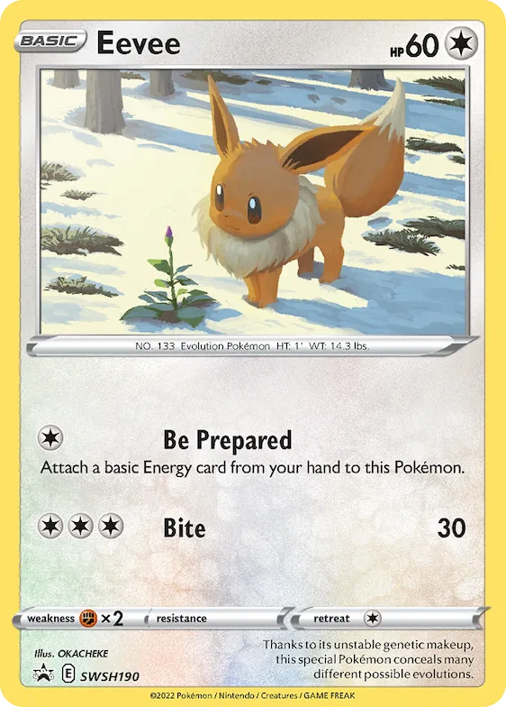 Eevee #SWSH190 – Sword & Shield Promo Cards