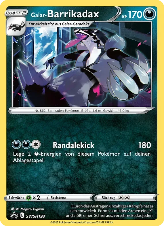 Galar-Barrikadax SWSH193 – SCSC Promokarten