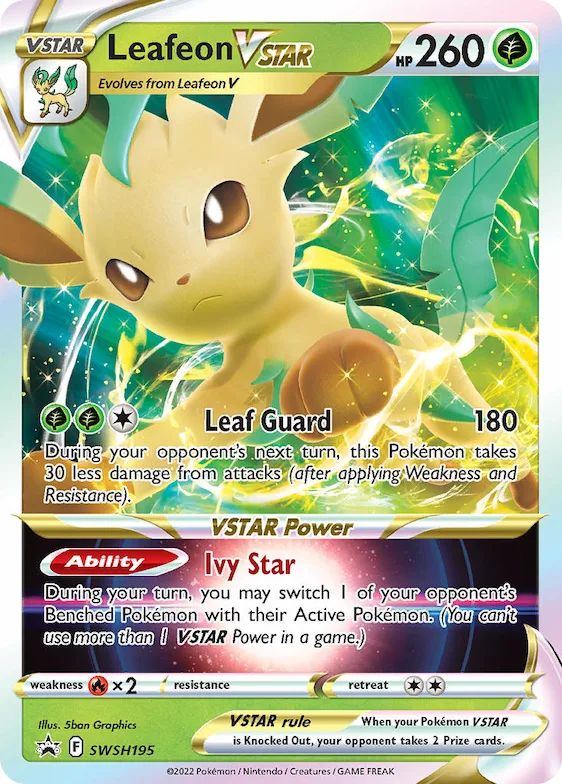 Leafeon VSTAR #SWSH195 – Sword & Shield Promo Cards