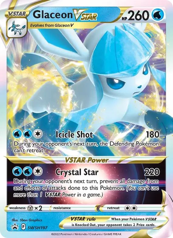 Glaceon VSTAR #SWSH197 – Sword & Shield Promo Cards
