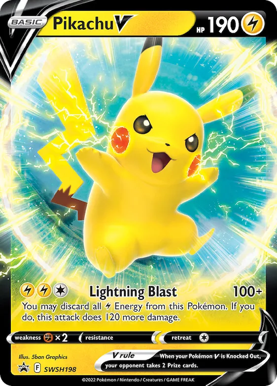 Pikachu V #SWSH198 – Sword & Shield Promo Cards
