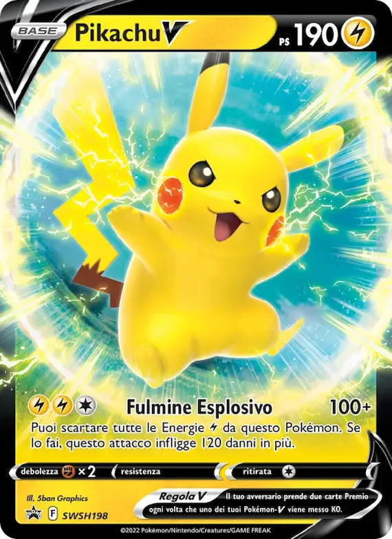 Pikachu V SWSH198 – SPSC Promo