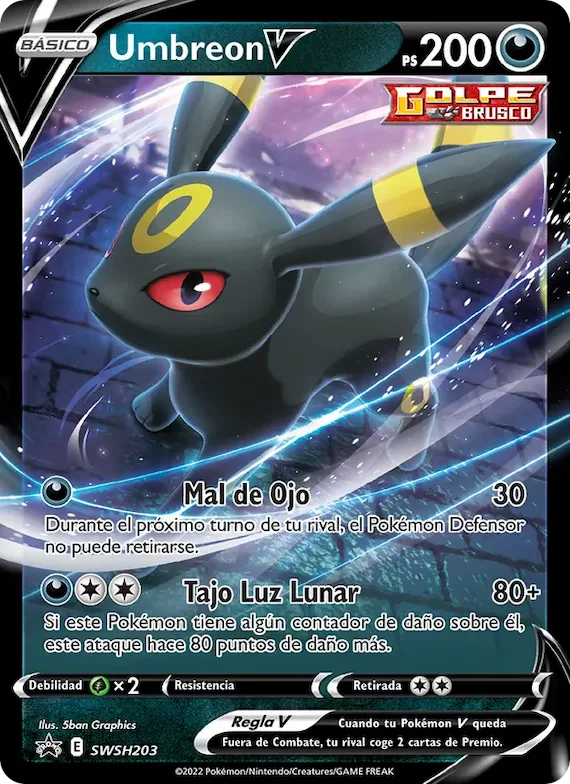 Umbreon V SWSH203 – Cartas de promoción ESES