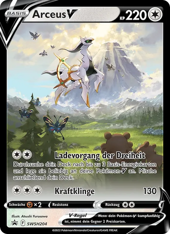 Arceus V SWSH204 – SCSC Promokarten