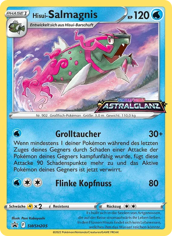 Hisui-Salmagnis SWSH205 – SCSC Promokarten
