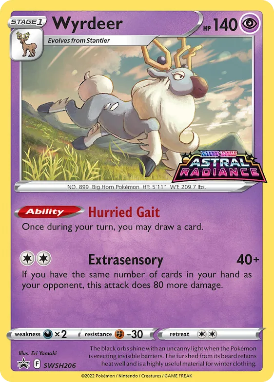 Wyrdeer #SWSH206 – Sword & Shield Promo Cards