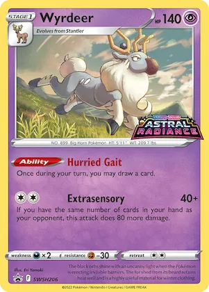 Wyrdeer #SWSH206 – Sword & Shield Promo Cards
