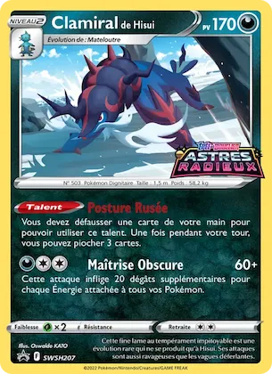 Clamiral de Hisui n° SWSH207 – Promo SWSH