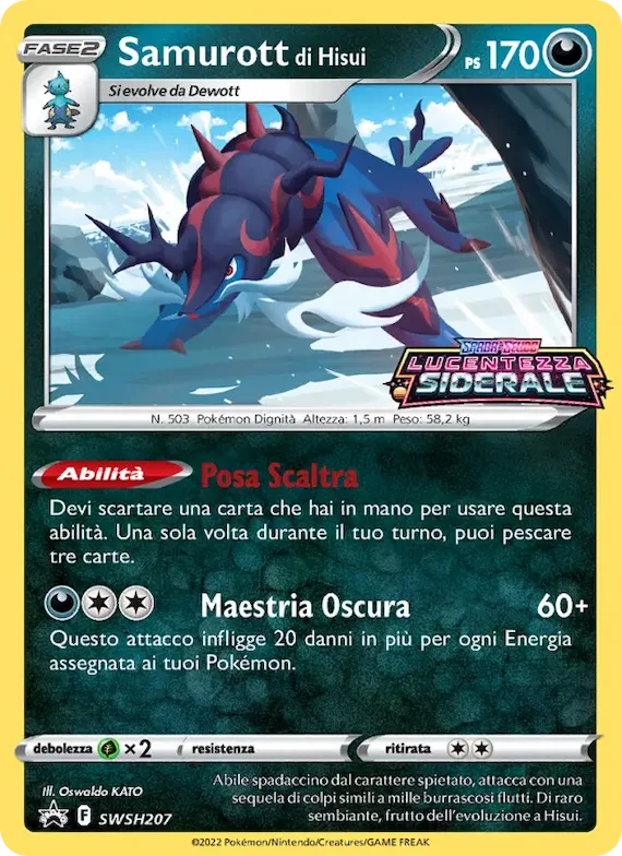 Samurott di Hisui SWSH207 – SPSC Promo