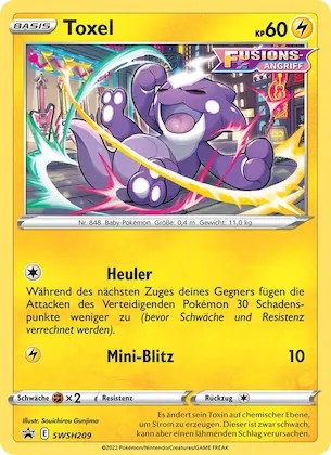 Toxel Nr. SWSH209 – SCSC Promokarten