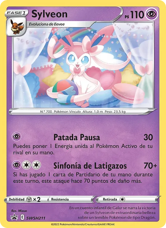 Sylveon SWSH211 – Cartas de promoción ESES