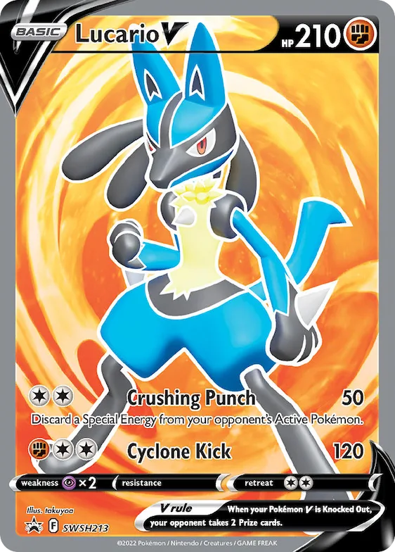 Lucario V #SWSH213 – Sword & Shield Promo Cards