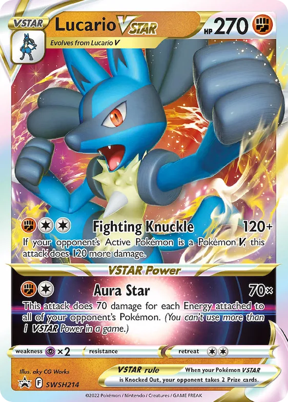 Lucario VSTAR #SWSH214 – Sword & Shield Promo Cards