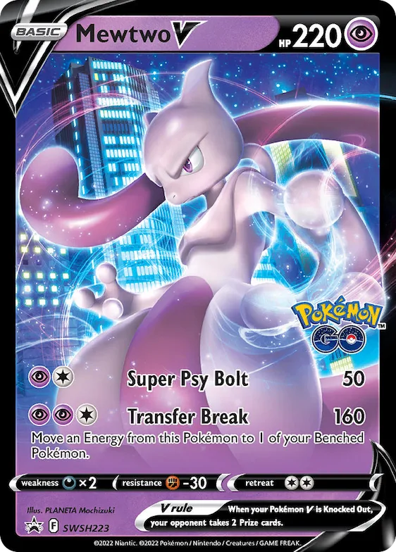 Mewtwo V #SWSH223 – Sword & Shield Promo Cards