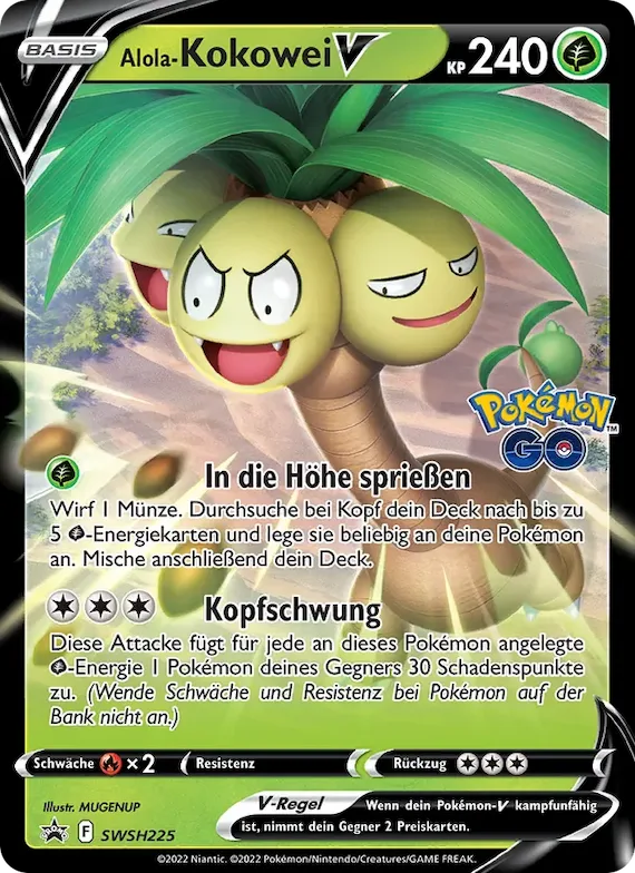 Alola-Kokowei V SWSH225 – SCSC Promokarten