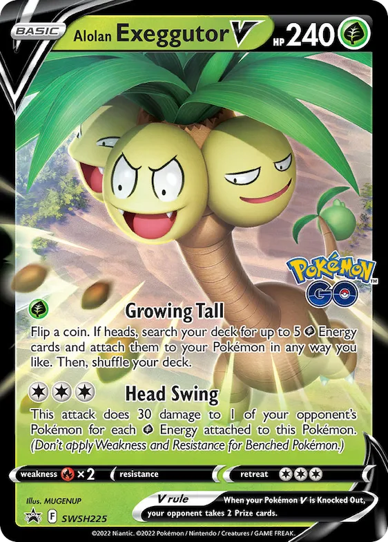 Exeggutor de Alola V SWSH225 – ESES Promos
