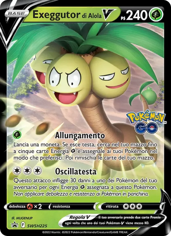 Exeggutor di Alola V SWSH225 – SPSC Promo