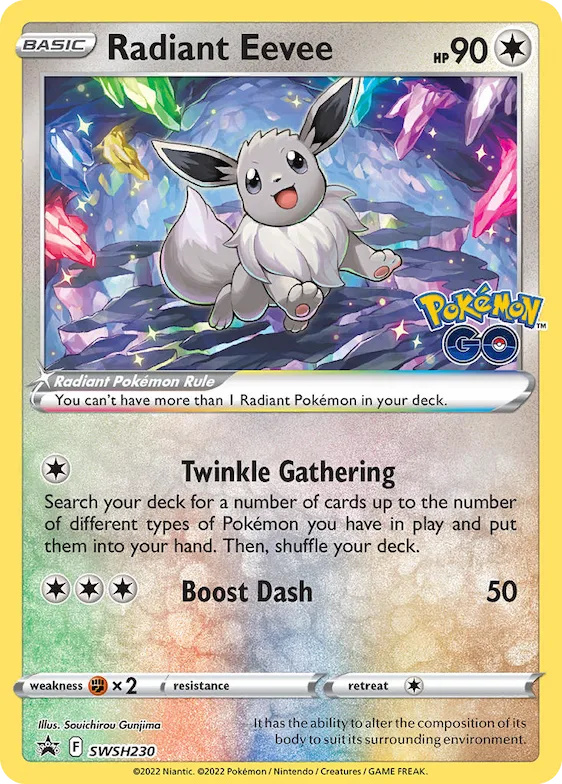 Radiant Eevee #SWSH230 – Sword & Shield Promo Cards