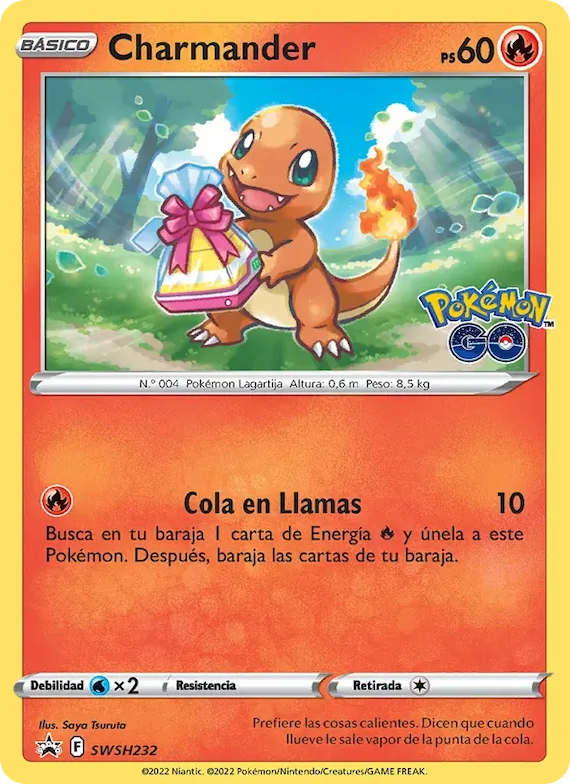 Charmander SWSH232 – Cartas de promoción ESES