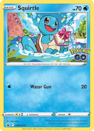 Squirtle #SWSH233 – Sword & Shield Promo Cards
