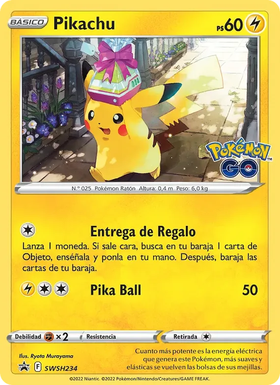 Pikachu SWSH234 – Cartas de promoción ESES