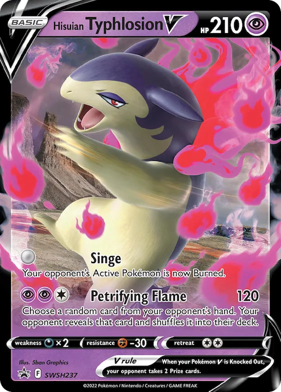 Hisuian Typhlosion V #SWSH237 – Sword & Shield Promo Cards