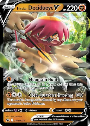 Hisuian Decidueye V #SWSH238 – Sword & Shield Promo Cards