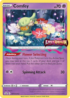 Comfey #SWSH242 – Sword & Shield Promo Cards
