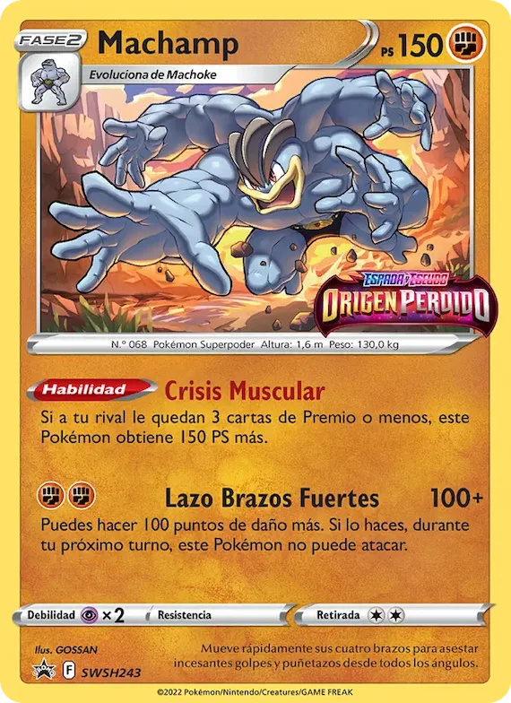 Machamp SWSH243 – Cartas de promoción ESES