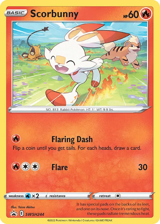 Scorbunny #SWSH244 – Sword & Shield Promo Cards