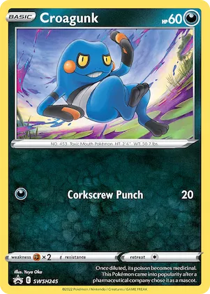 Croagunk #SWSH245 – Sword & Shield Promo Cards