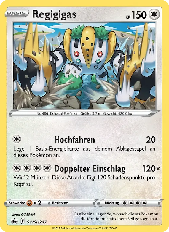 Regigigas SWSH247 – SCSC Promokarten