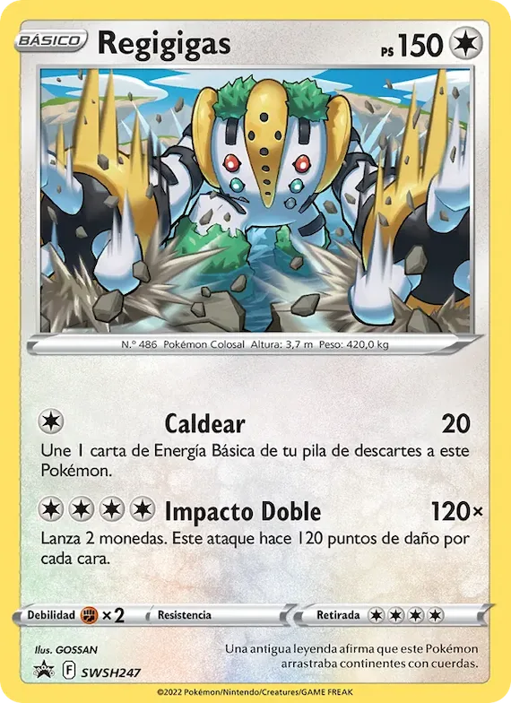 Regigigas SWSH247 – Cartas de promoción ESES