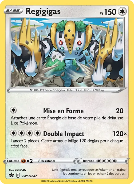 Regigigas SWSH247 – Promo SWSH