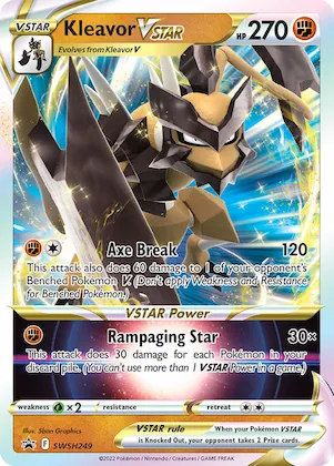Kleavor VSTAR #SWSH249 – Sword & Shield Promo Cards